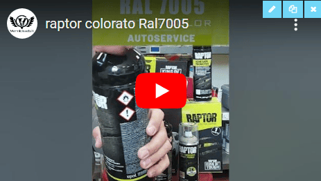 Raptor colorato Ral 7005
